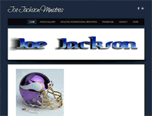 Tablet Screenshot of joejacksonministries.org